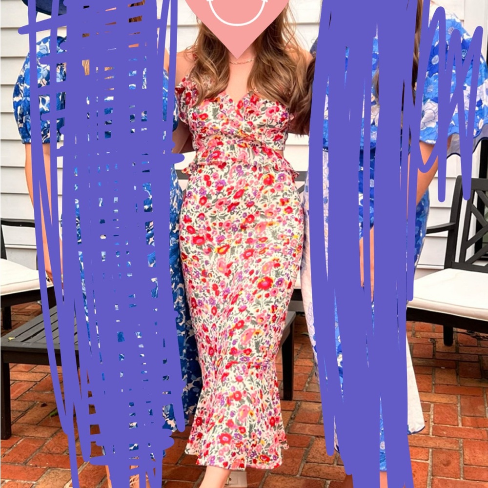 ASTR the label - Floral Midi Dress